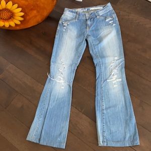 Vintage DKNY Flare blue Jean